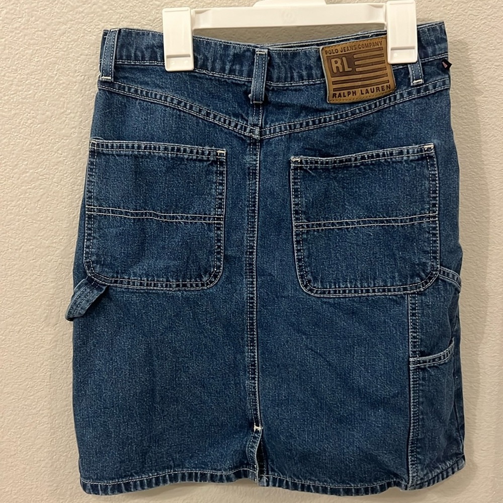 Vintage Polo Ralph Lauren Jean Skirt